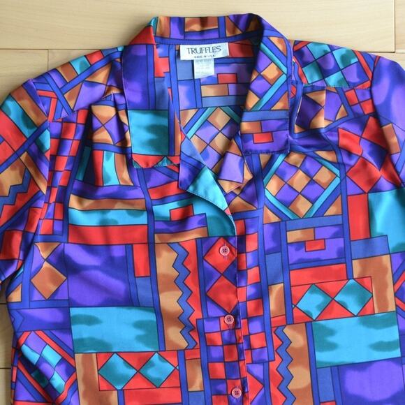 Vintage Truffles Button Down Shirt - Picture 2 of 4